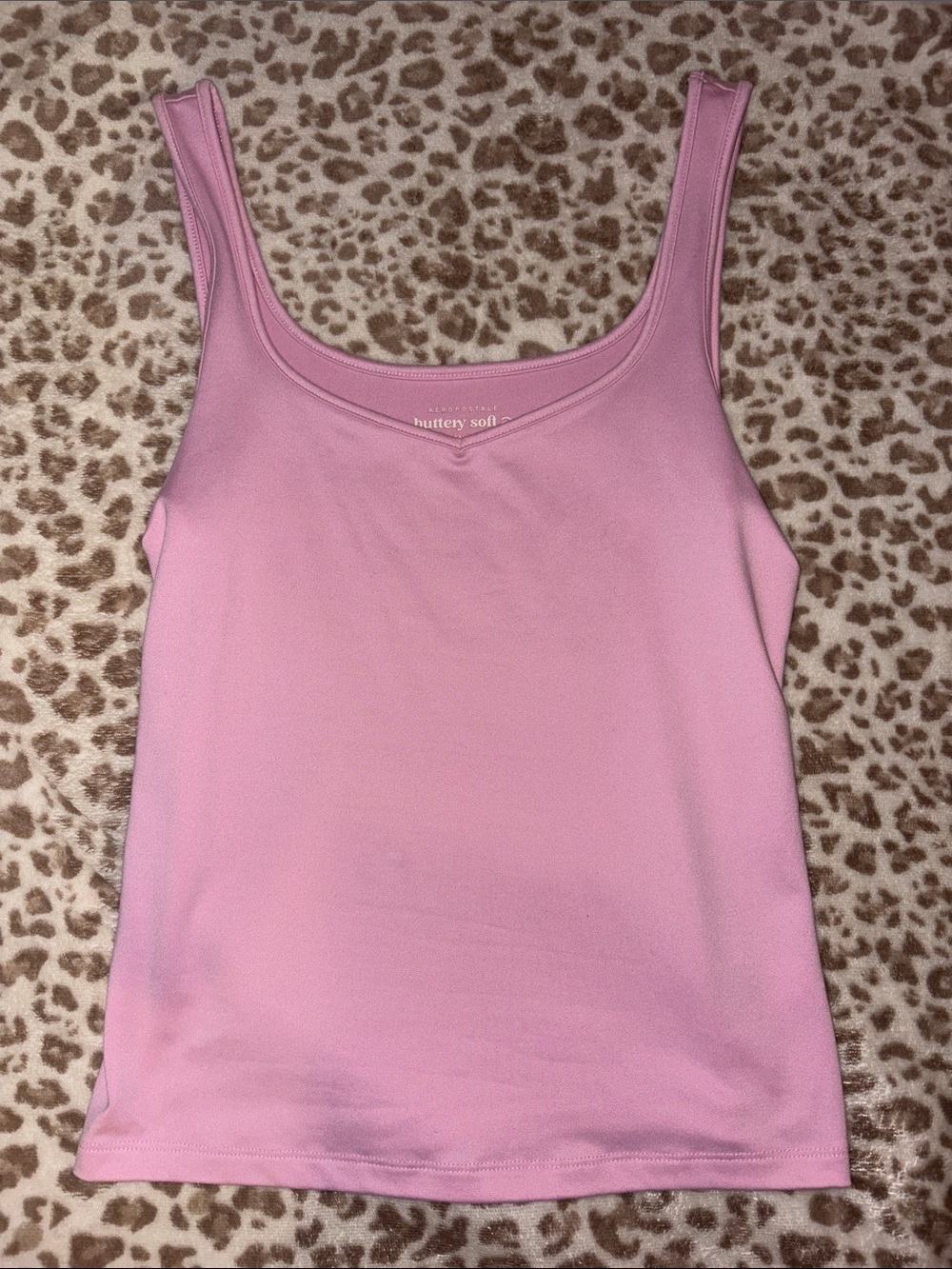 Aeropostale Pink Women's Scoop Neck Tank Top